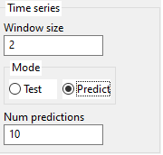 time series parameters